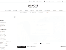 Tablet Screenshot of drwcys-store.com